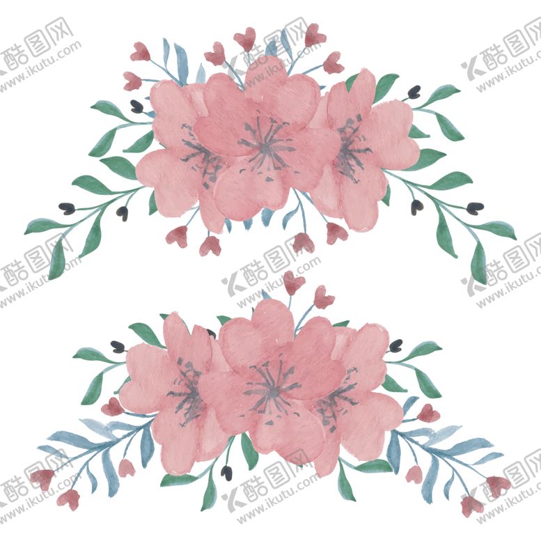 编号：32773905161646301266【酷图网】源文件下载-水彩花卉