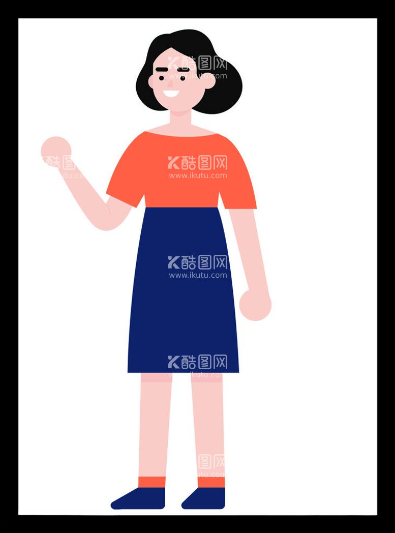 编号：85465912151738106667【酷图网】源文件下载-手绘女孩女人