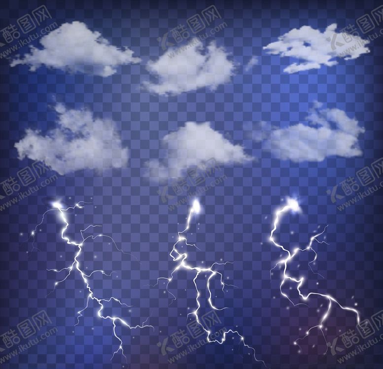编号：70046309090833334666【酷图网】源文件下载-雷电背景
