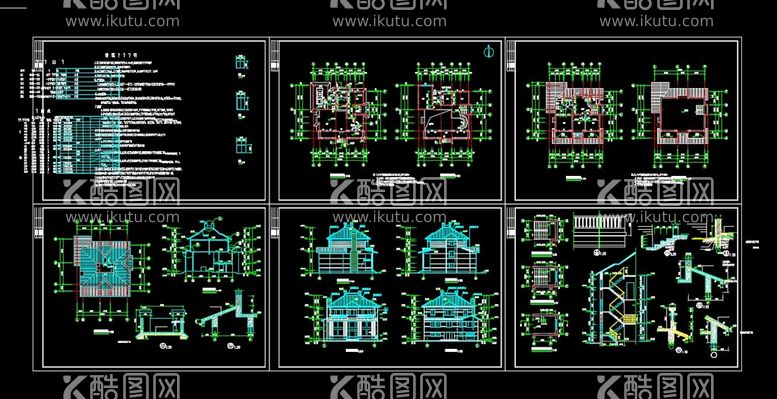 编号：88277211281039444231【酷图网】源文件下载-花园别墅图纸