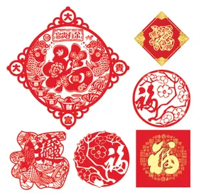福字装饰模板挂件