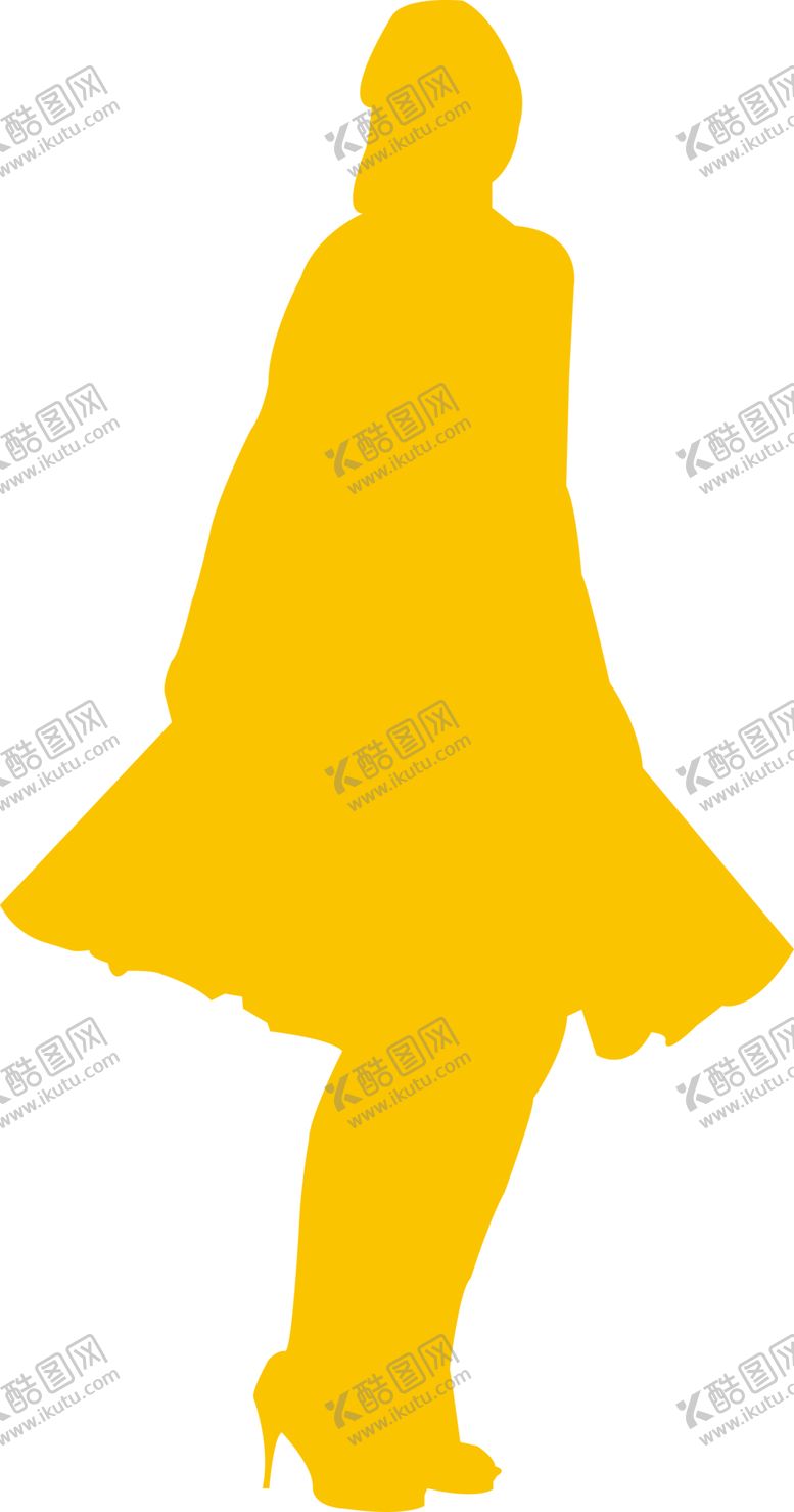 编号：59181704200124271558【酷图网】源文件下载-美女剪影