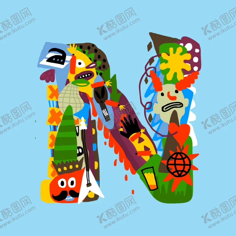 编号：60314006231818437596【酷图网】源文件下载-字母N