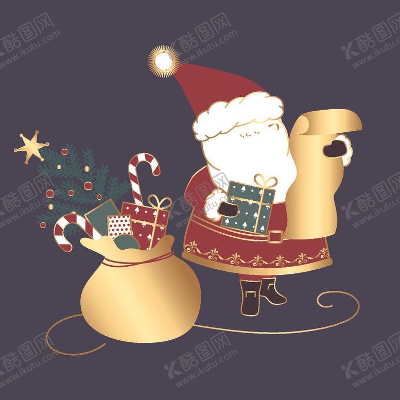 编号：94442610031009312503【酷图网】源文件下载-圣诞老人