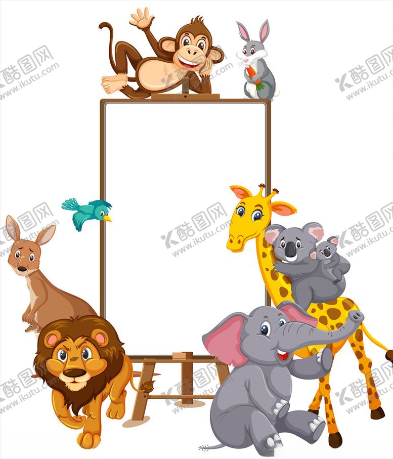 编号：14820010010642473313【酷图网】源文件下载-卡通动物