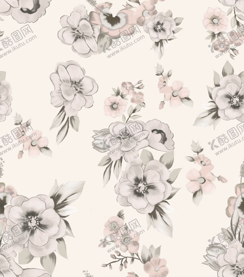 编号：20486509260357344656【酷图网】源文件下载-手绘花