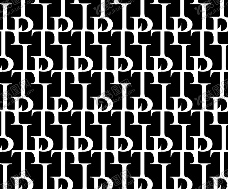 编号：44406703270026573941【酷图网】源文件下载-字母TLP黑白