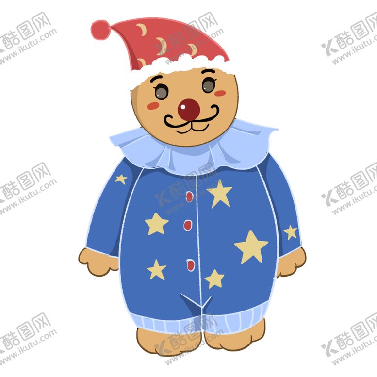 编号：41577202070053336964【酷图网】源文件下载-平涂风小丑玩具