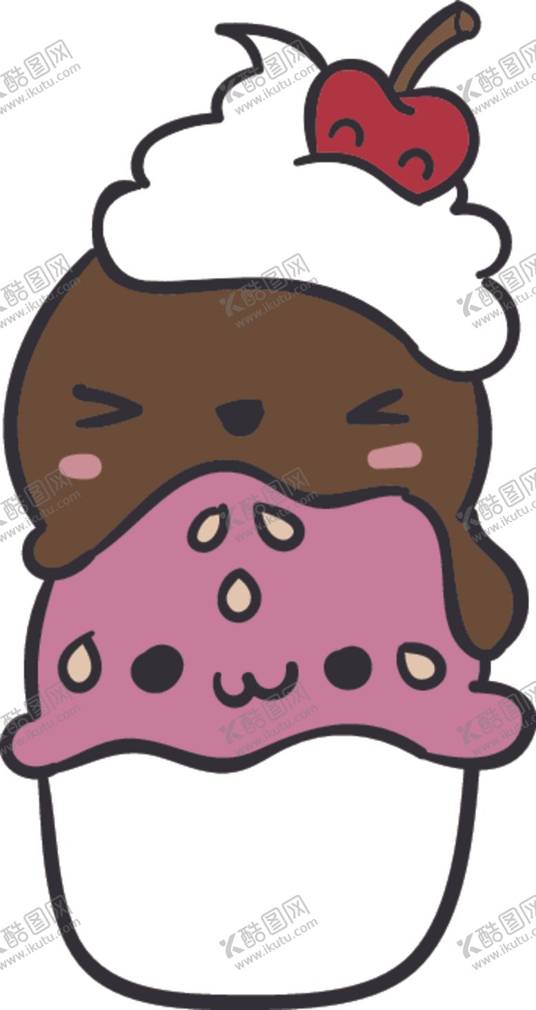 编号：32830710200025498584【酷图网】源文件下载-卡哇伊美食