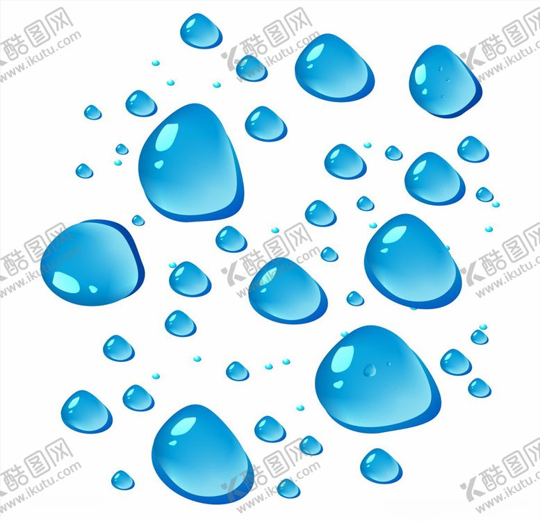 编号：34470806281535061246【酷图网】源文件下载-矢量水滴元素
