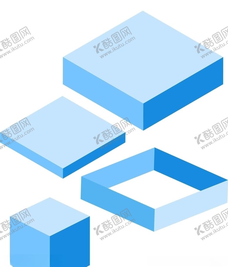 编号：98178709221908238215【酷图网】源文件下载-2.5D立方体正方体