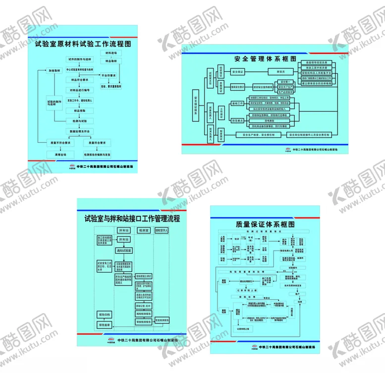 编号：51090704171134582533【酷图网】源文件下载-试验室原材料试验工程流程图