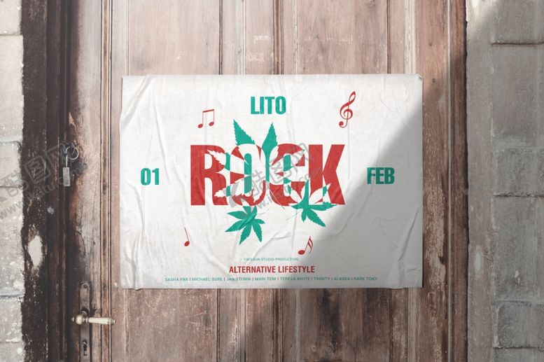 编号：52522209122309319825【酷图网】源文件下载-海报样机