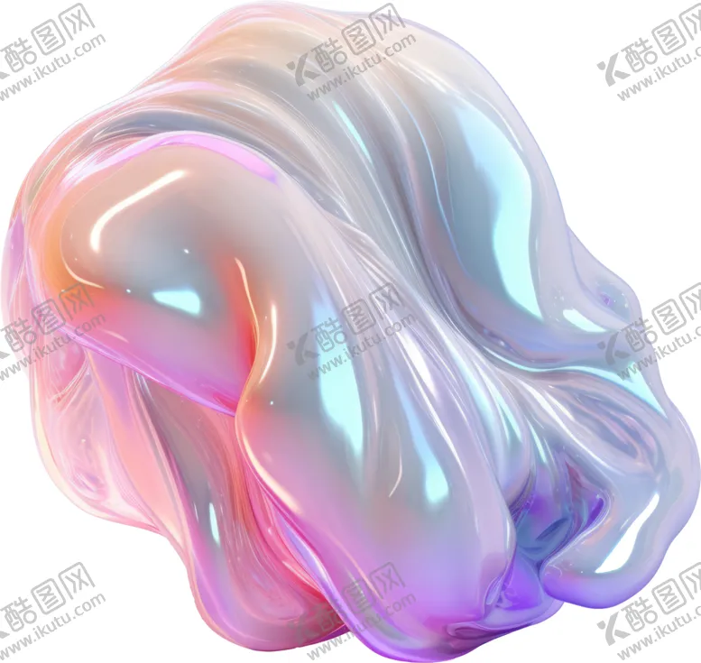 编号：30031502110731393561【酷图网】源文件下载-抽象糖果色金属虹彩图形