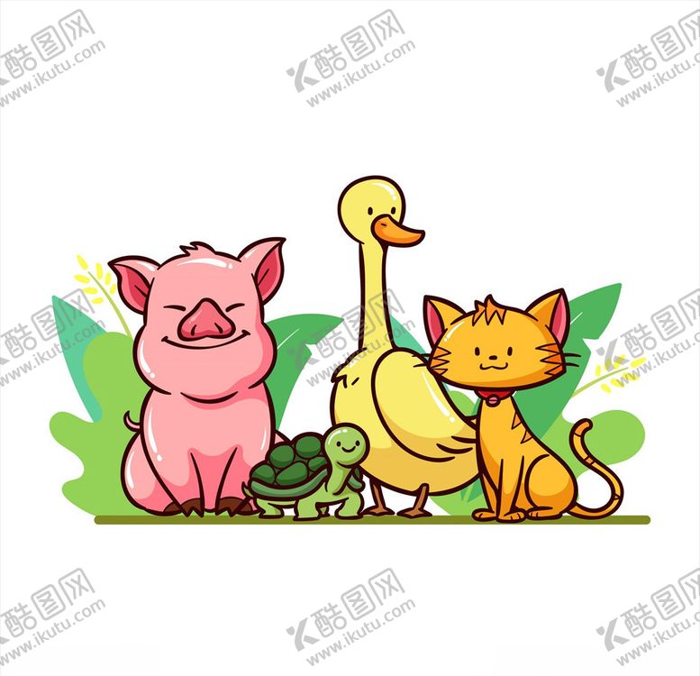 编号：94428906260418145632【酷图网】源文件下载-卡通动物