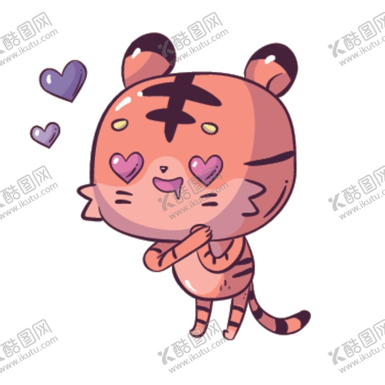 编号：12518009220011055187【酷图网】源文件下载-创意老虎插画图案