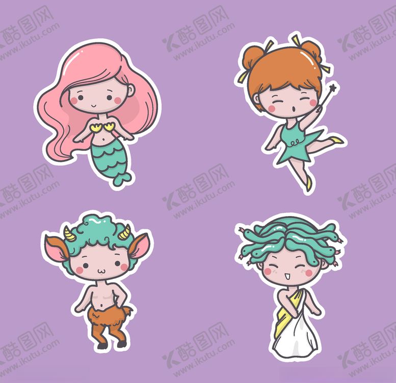 编号：69679810091016214080【酷图网】源文件下载-卡哇伊卡通形象