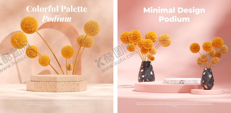 编号：57621211241217431957【酷图网】源文件下载-精致插花装饰设计展示