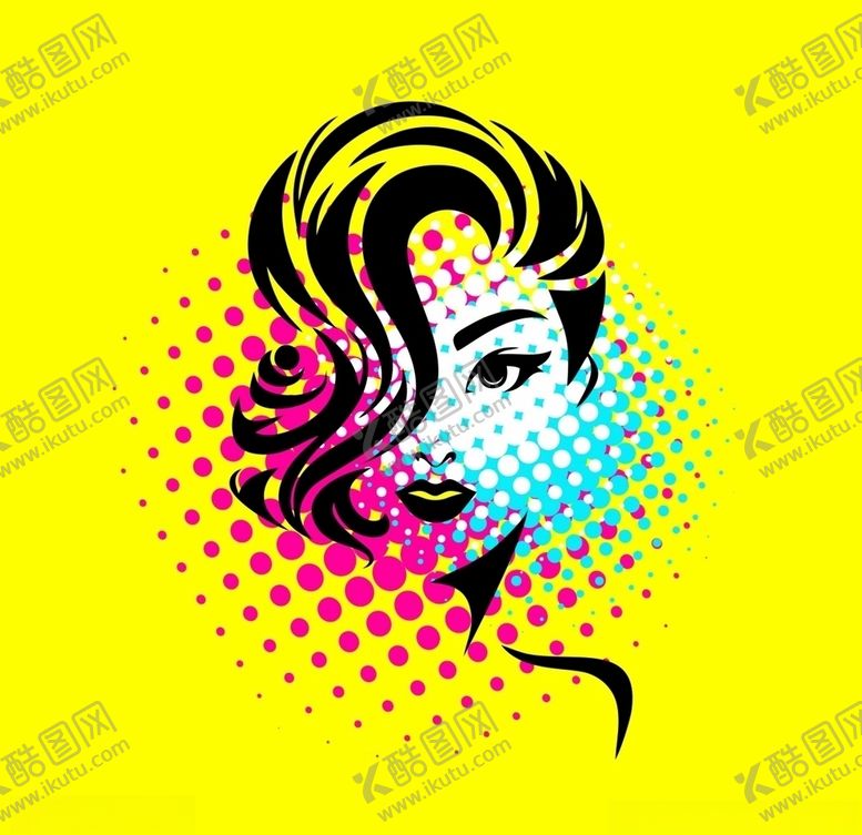 编号：22337609301823169850【酷图网】源文件下载-时尚美女头像