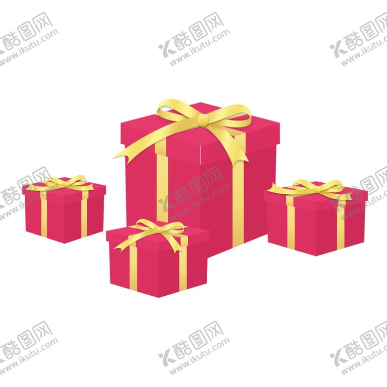 编号：85976610130014023526【酷图网】源文件下载-红色礼盒素材