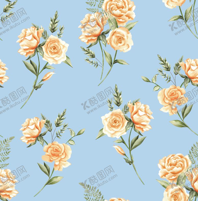 编号：77489804201734472597【酷图网】源文件下载-小碎花水彩花手绘花大花