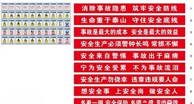 警示标语、条幅
