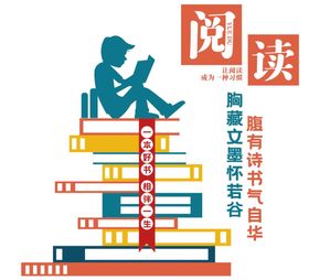 编号：69185209241027379420【酷图网】源文件下载-读书文化墙