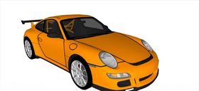 保时捷911小轿车模型