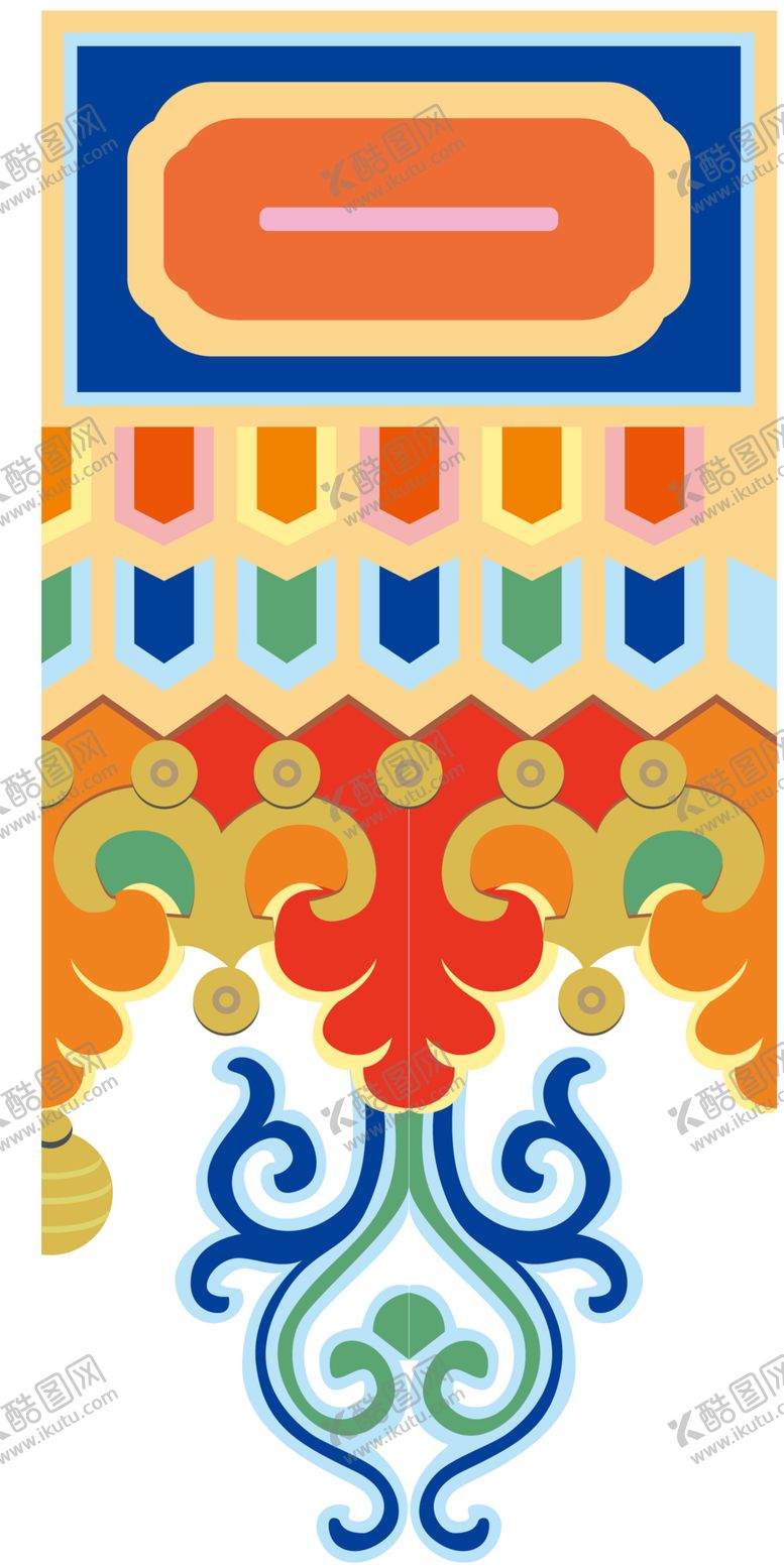 编号：48323504281431489155【酷图网】源文件下载-藏族少数民族蒙古族花纹