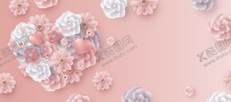 编号：99044304020052313166【酷图网】源文件下载-心形花卉图案