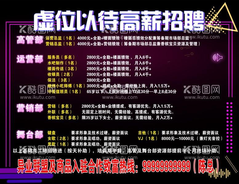 编号：83221302171020496646【酷图网】源文件下载-招聘