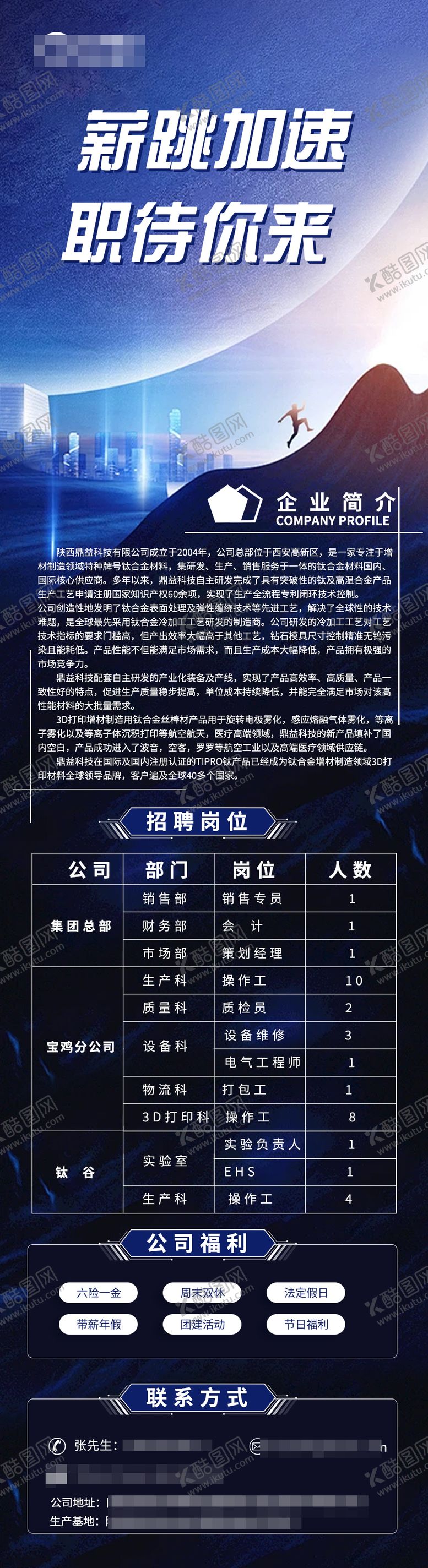 编号：18595710241647011243【酷图网】源文件下载-招聘长图