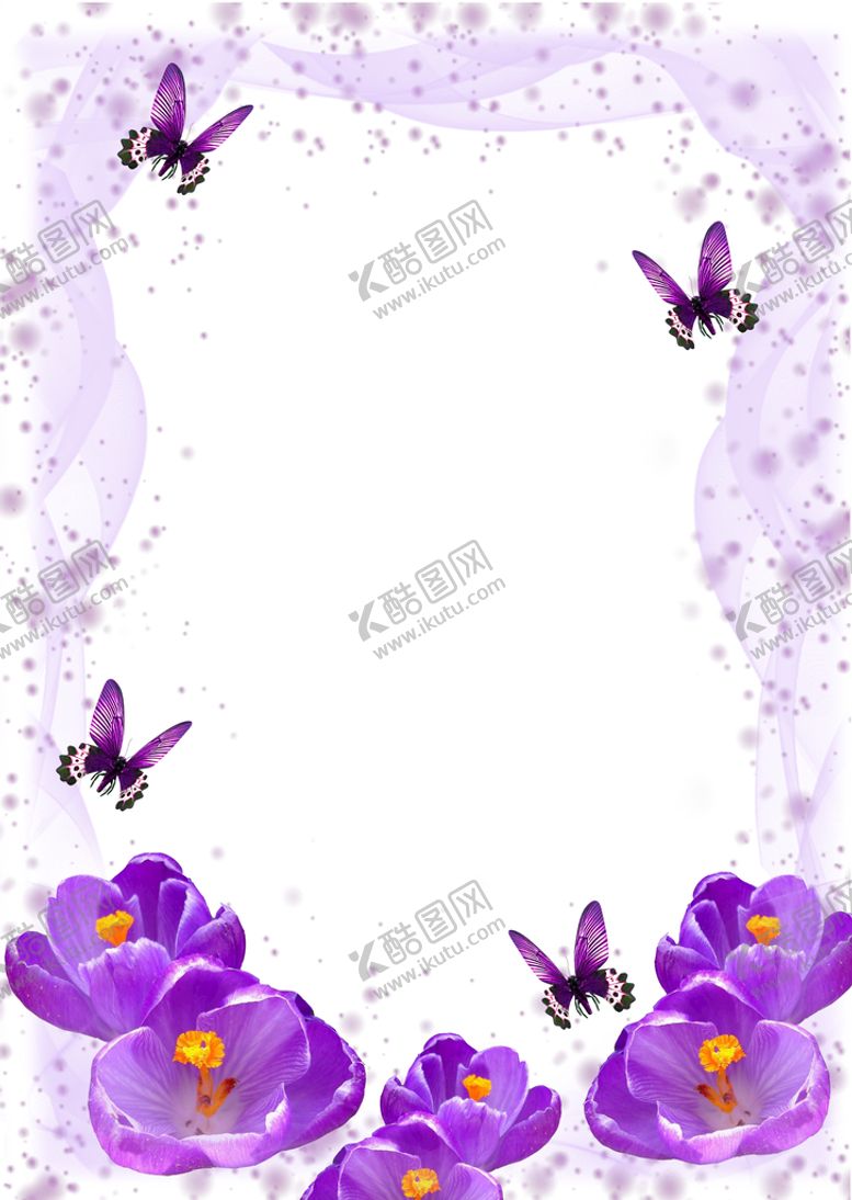 编号：89234510101432047605【酷图网】源文件下载- 紫罗兰相框