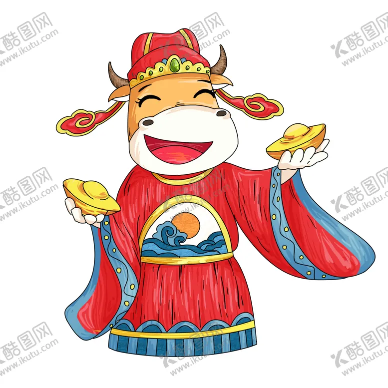 编号：56626204191115212568【酷图网】源文件下载-牛年形象