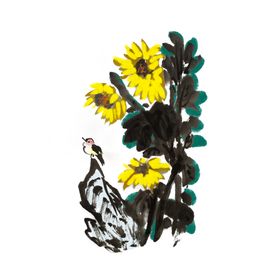 水墨插画素材