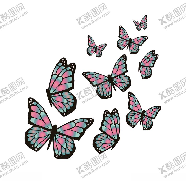 编号：83181105052132194588【酷图网】源文件下载-蝴蝶动物