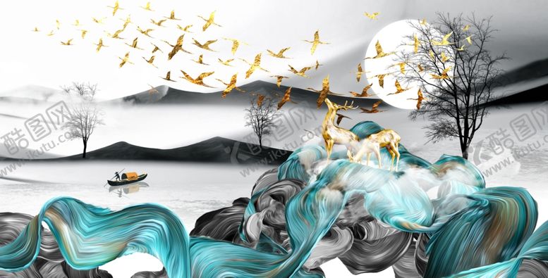 编号：59180009190612293066【酷图网】源文件下载-装饰画