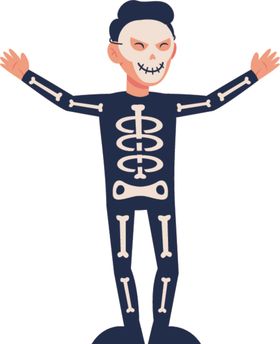 万圣节扮演装鬼怪卡通人物