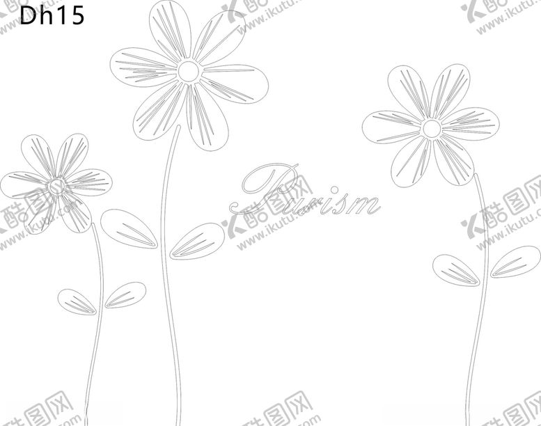 编号：34812310081910382216【酷图网】源文件下载-单花素材图案矢量图