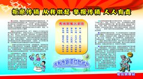 平安创建专栏展板校园安全