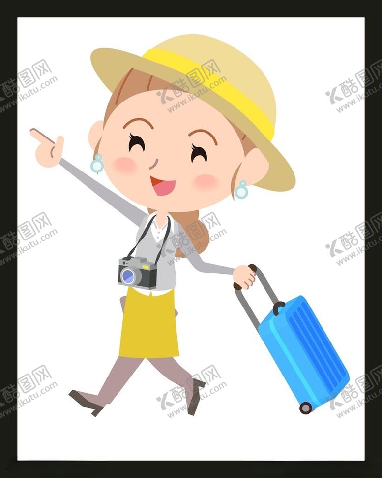 编号：36992101302040417783【酷图网】源文件下载-旅游旅行女孩