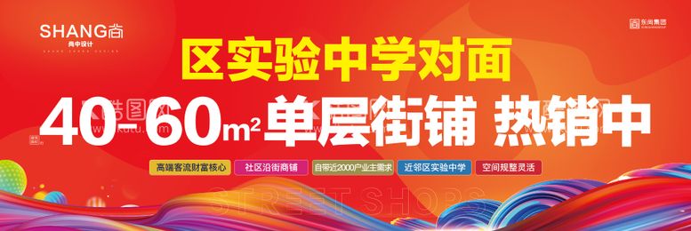 编号：46232412031716039837【酷图网】源文件下载-商业地产商铺招商海报展板