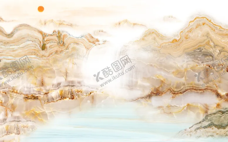 编号：67395006271712368824【酷图网】源文件下载-山水大理石电视背景