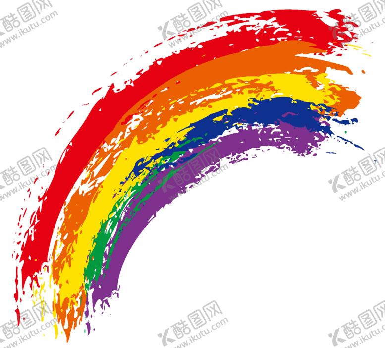 编号：74752507010526526619【酷图网】源文件下载-彩虹手绘