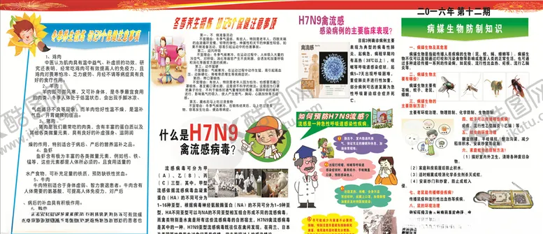 编号：28090709221926581554【酷图网】源文件下载-冬季养生H7N9禽流感