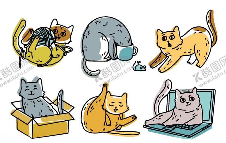 编号：46008706160446062254【酷图网】源文件下载-矢量可爱宠物