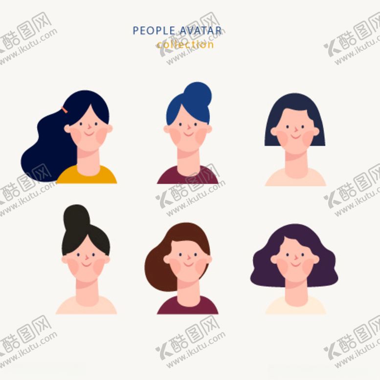 编号：32528603141824472654【酷图网】源文件下载-女生头像