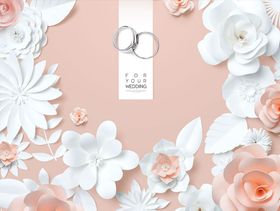 高端婚礼情人节女王节海报设计