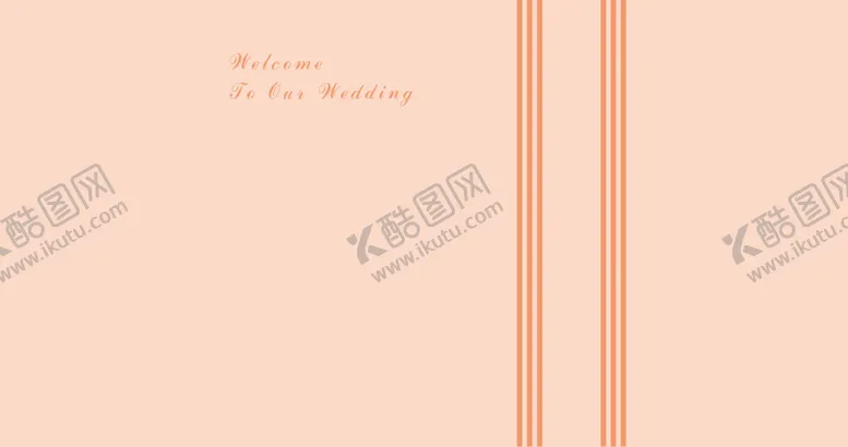 编号：66001704210942089037【酷图网】源文件下载-橘色婚礼