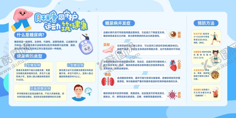 编号：58083804020902035595【酷图网】源文件下载-糖尿病预防科普海报
